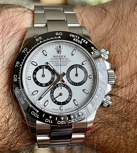 rolex daytona black dial on wrist|A Week On The Wrist: The Rolex Daytona Ref. 116500LN.